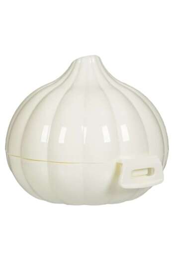 SHOPIENS Plastic Storage Container for Garlic Shopiens®, White, 7 cm