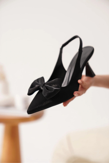 ayakuydur Serra black special material women's high heel shoes