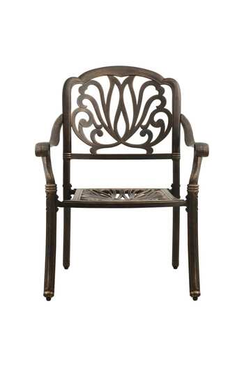vidaxl 5 Piece Bistro Set Cast Aluminium Bronze