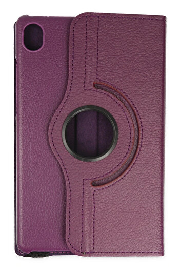 NewFace Hn-Shop Samsung Galaxy X510 Tab S9 Fe 11 Case 360 Tablet Leather Case - Plum