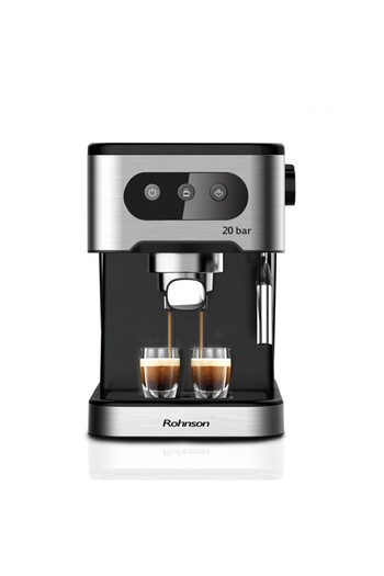 ROHNSON Manual espresso machine R98023, 20 bar, 1350 W, 1.5 L, overheating protection