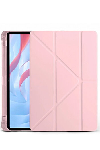 NewFace Hn-Shop Huawei Honor Pad X9A Mars Tablet Case with Pen Holder - Rose Gold