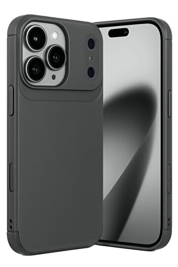 NewFace Hn-Shop Apple iPhone 17 Pro Max Auto Focus Carbon Cover - Gray