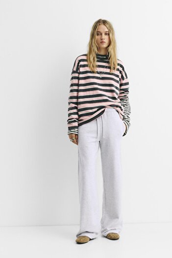 Pull & Bear Flowy tracksuit bottoms