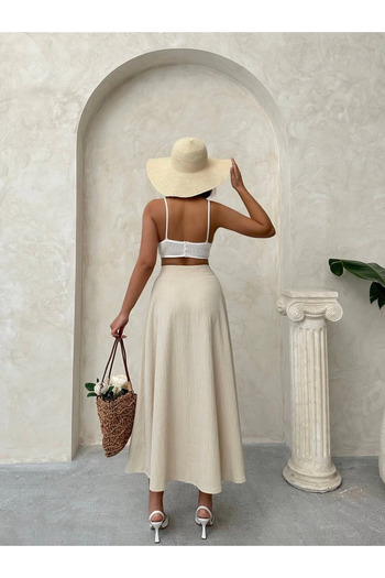 agishop Long Lined Skirt