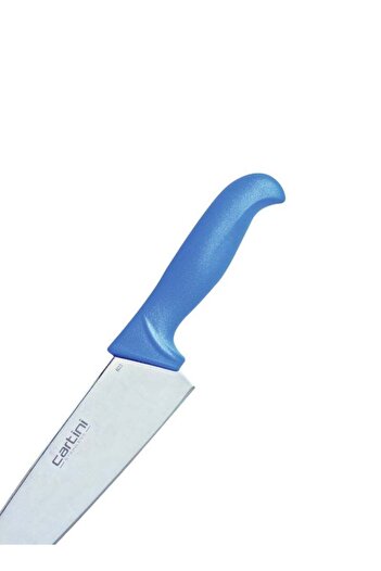 Godrej Cartini Classic Chef Knife, Stainless Steel Heavy Duty Slicing and Dicing Meat 10"- Blue
