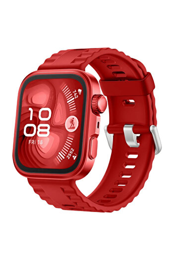 NewFace Hn-Shop Huawei Fit 4 Nova Silicone Cord - Red