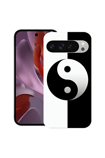 bestcase TPU Mat Ultra Slim Case For Google Pixel 10 Pro XL, Yin Yang, 2052000 B 1181