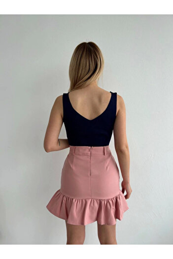 CEKAVE Six Ruffle Skirt Powder S24817