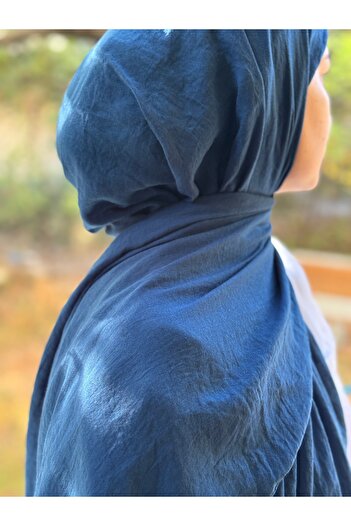 shalby Petrol Hijab Cotton Crash Shawl