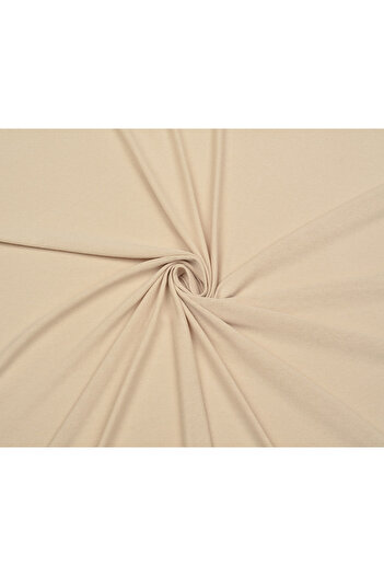 iki iplik Dark Beige Single Jersey Fabric |   100% Cotton |   In 170 cm |   Flexible and Soft