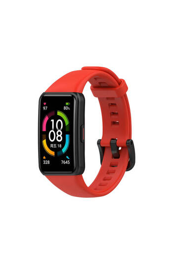 Edman Bracelet Strap for Huawei Honor Band 6, silicone, Red