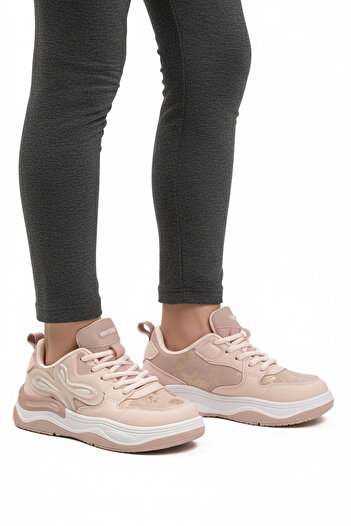 pepino Powder Lace-Up Girls' Sports Shoes
