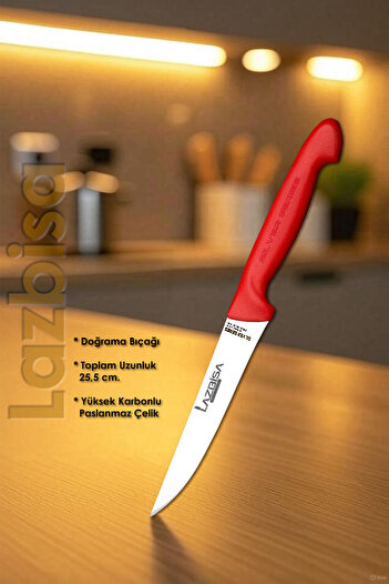 LAZBİSA Silver Serisi Mutfak Bıçak Seti Et Ekmek Sebze Meyve Bıçağı 3 Lü Set Günlük Kullanım HDS-82