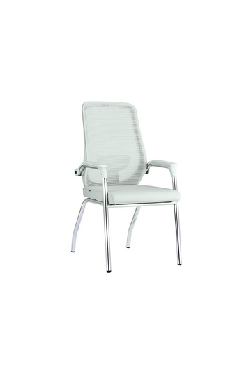 DEC4 Waiting chair with mesh back for improved sitting posture