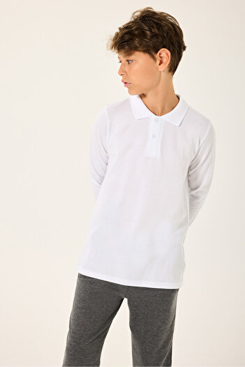 Rolypoly Boy's White Tshirt