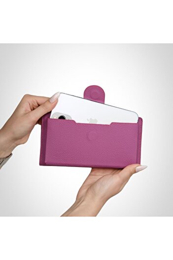MFT Leather Design Genuine Leather Women's Wallet |   Bulgari 1232 Flother Matte Pink