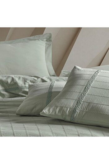 Şaheser Ranforce jacquard bed linen, Saheser, Jasmin Mint (Green)