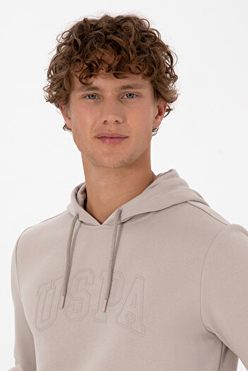 U.S. Polo Assn. Men's Stone Basic Sweatshirt 50315663-Vr049