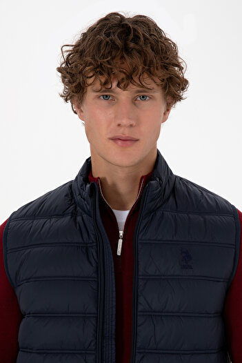 U.S. Polo Assn. Men's Navy Blue Vest 50310039-Vr033