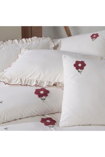 Şaheser Double bed linen with embroidery, Saheser, Florita Bordo