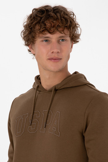 U.S. Polo Assn. Men's Khaki Basic Sweatshirt 50315663-Vr027