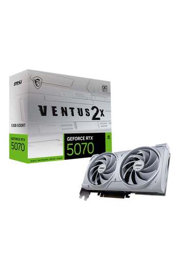 MSI GeForce RTX™ 5070 12GB GDDR7 VENTUS 2X OC WHITE