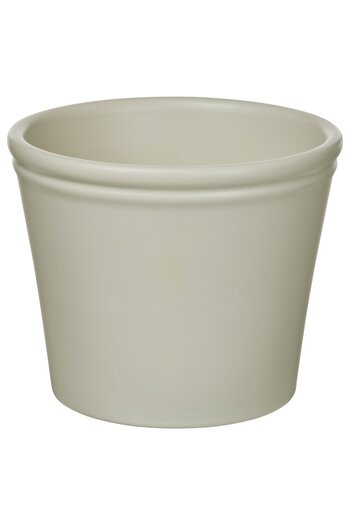 IKEA KÖRSBÄRSBJÖRK Plant Pot, Light Grey-Beige, 9 cm