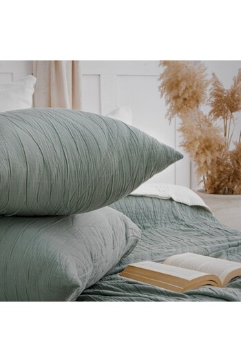 Şaheser Jacquard cotton duvet cover 240x260cm + 2 pillowcases, Janna Green