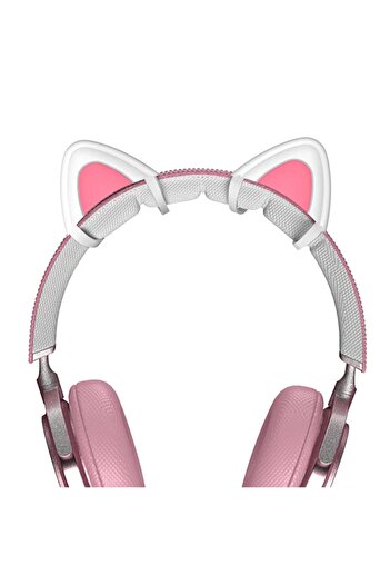 PadForce Cat Ears Over-ear headphones, On-ear Compatible with HypreX, Razer, Bose, universal fit - White