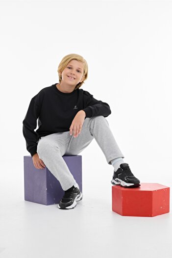 lumberjack Bl 16Tpt38 5Pr-Tp Gri Melanj Boys' Sweatpants