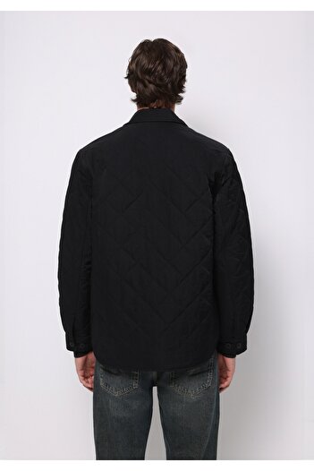 Colin's Regular Fit Men's Black Coat