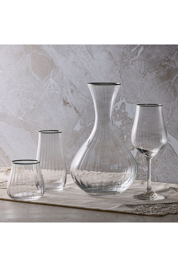 Aryıldız Crystal-X Platinum 37 Piece Water Set for 12 Persons