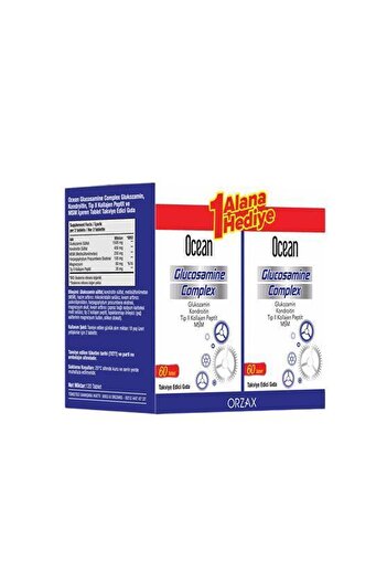 Ocean Glucosamine Complex 60 Tablets - Buy 1 Get 1 Free