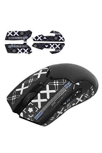 PadForce Decorative protective sticker for Razer Viper Mini, Ultimate, V2 Pro Anti-slip, Gaming - Black