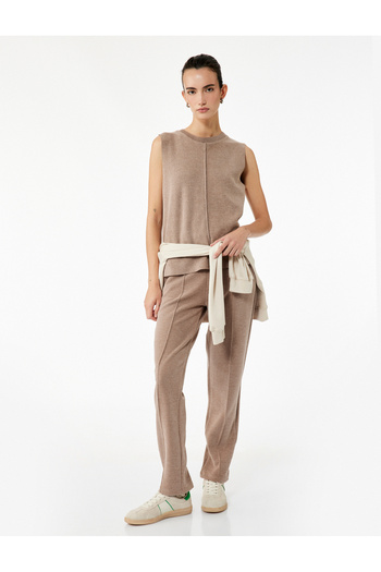 Koton Slim Fit Ribbed Side Pocket Sweatpants