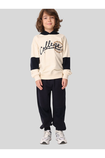 JENA Boy's College Tracksuit Set 3-14 Years Old Ecru