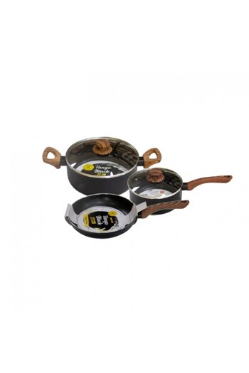 Raki Induction hob cooking set, pot, saucepan with frying pan, 5 pieces
