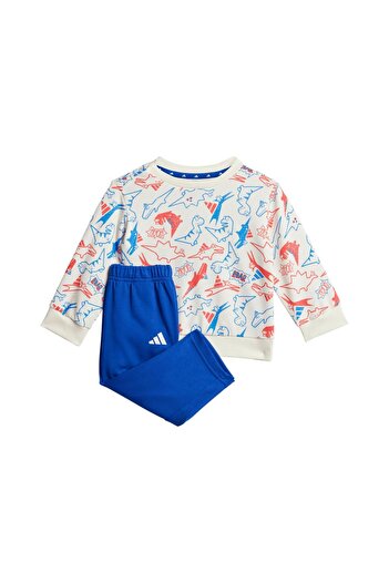 adidas JN2233-B I Adrpt Set Bebek Eşofman Takımı Krem