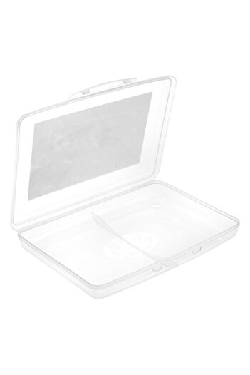 SHOPIENS Two-compartment food container Shopiens®, plastic with lid, for cheese and cold cuts, 1.1 L