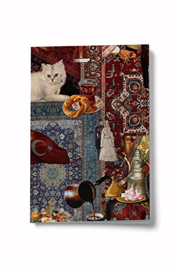 Bi Dünya Haber Collage Series 28 - an Ottoman Diary Mini Notebook