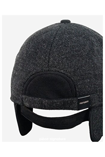 PIECE SIGNATURE 70% Cotton 30% Acrylic, Ear Flap, Soft Fleece Lined, Adjustable Buckle Hat