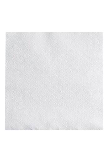 SHOPIENS Set of 80 Shopiens® table napkins, single-ply, white, 33 x 33 cm