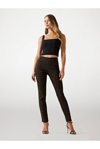 Guess Creta Women's Multi-Colored Slim Fit Pants W5Bb18W2362-P1V0