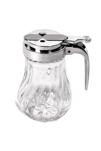 SHOPIENS Glass honey container with threaded lid and handle, Shopiens®, 180 ml