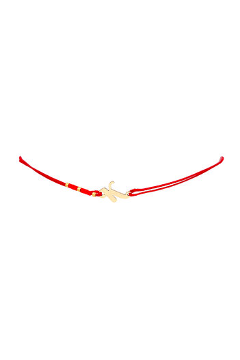 Ermara Jewelry Bracelet with Initial 'K' in 14K Gold