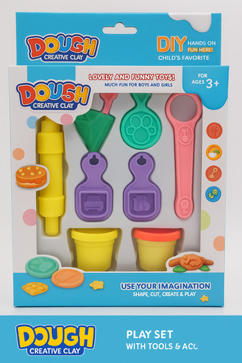 TSUMAB Creative Dough Play Set – DIY Clay Kit with Tools & Molds for Kids (3+ Years)