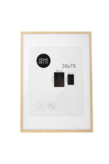 SHOPIENS Decorative Frame MDF Wood with Transparent Glass