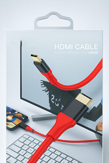Üsküdar İletişim iPhone Uyumlu 1.8M 2K HDMI Görüntü Aktarma Kablosu