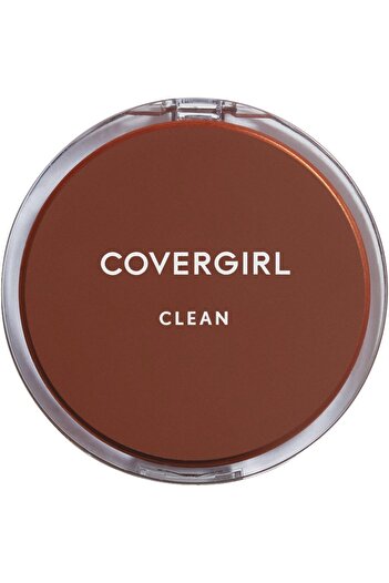 covergirl Clean Pressed Powder Foundation, Shade 155 Soft Honey, 0.39 oz – Smooth, Natural Matte Finish